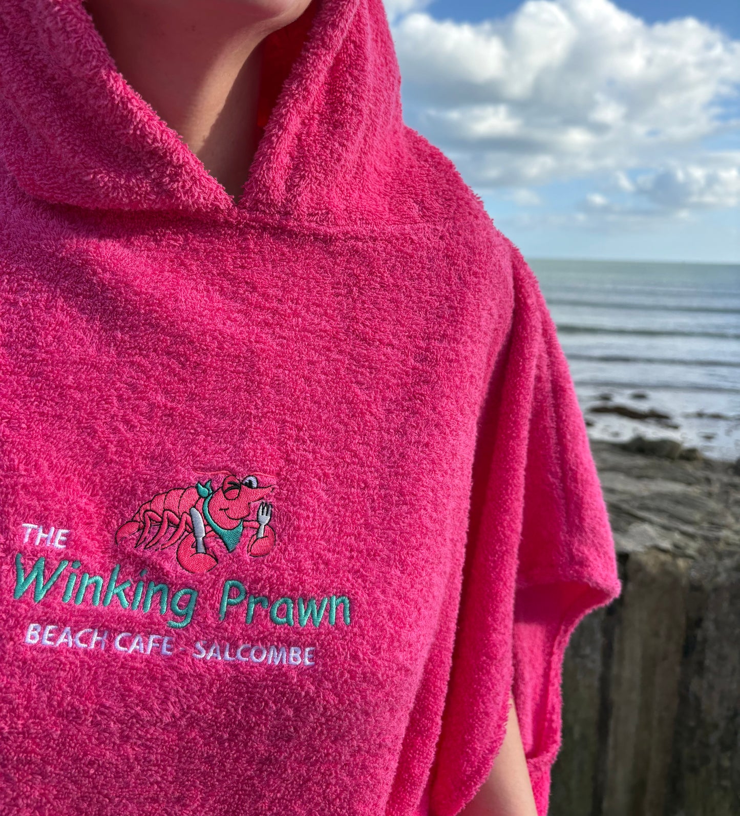 Winking Prawn Adult Towelling Robe