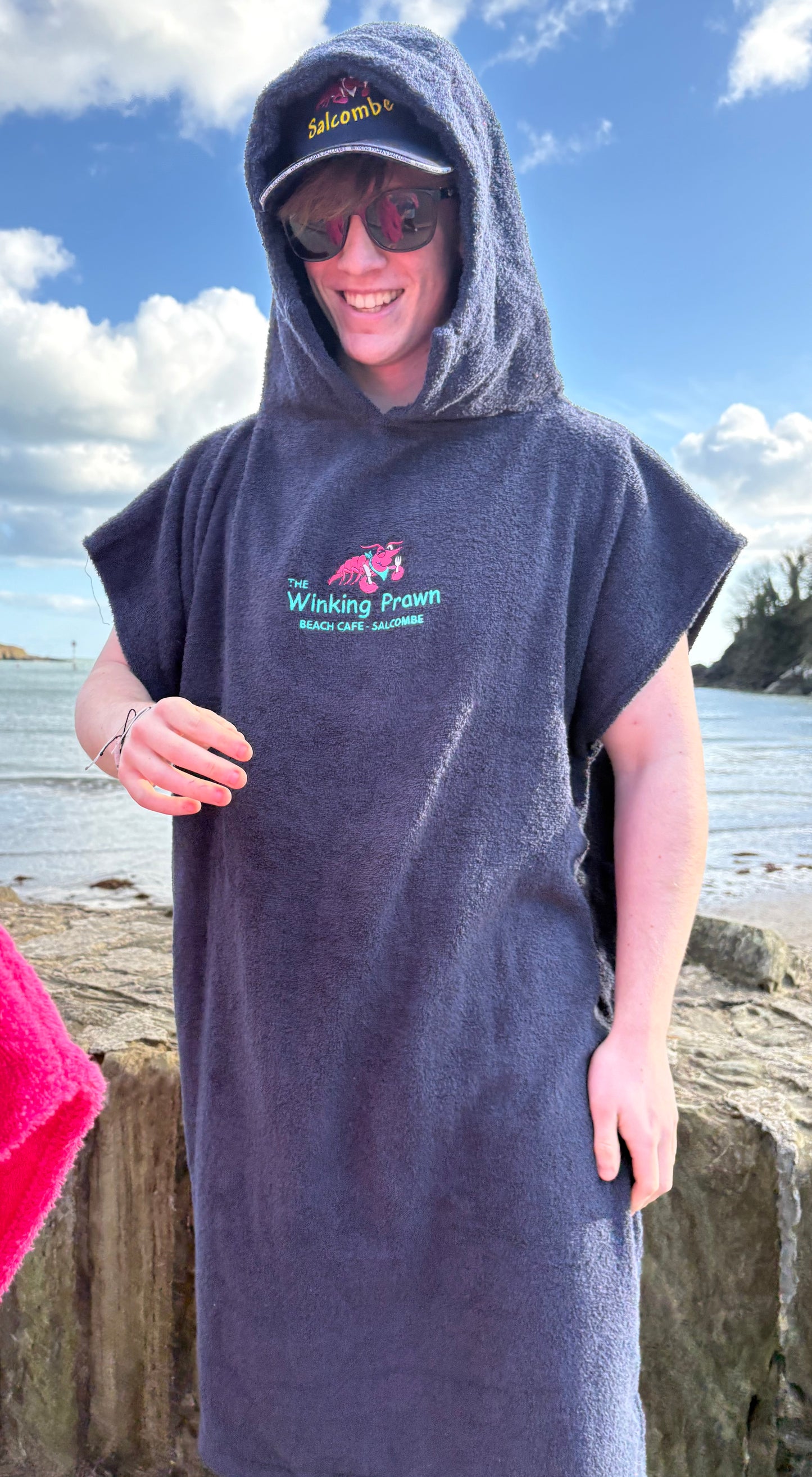 Winking Prawn Adult Towelling Robe
