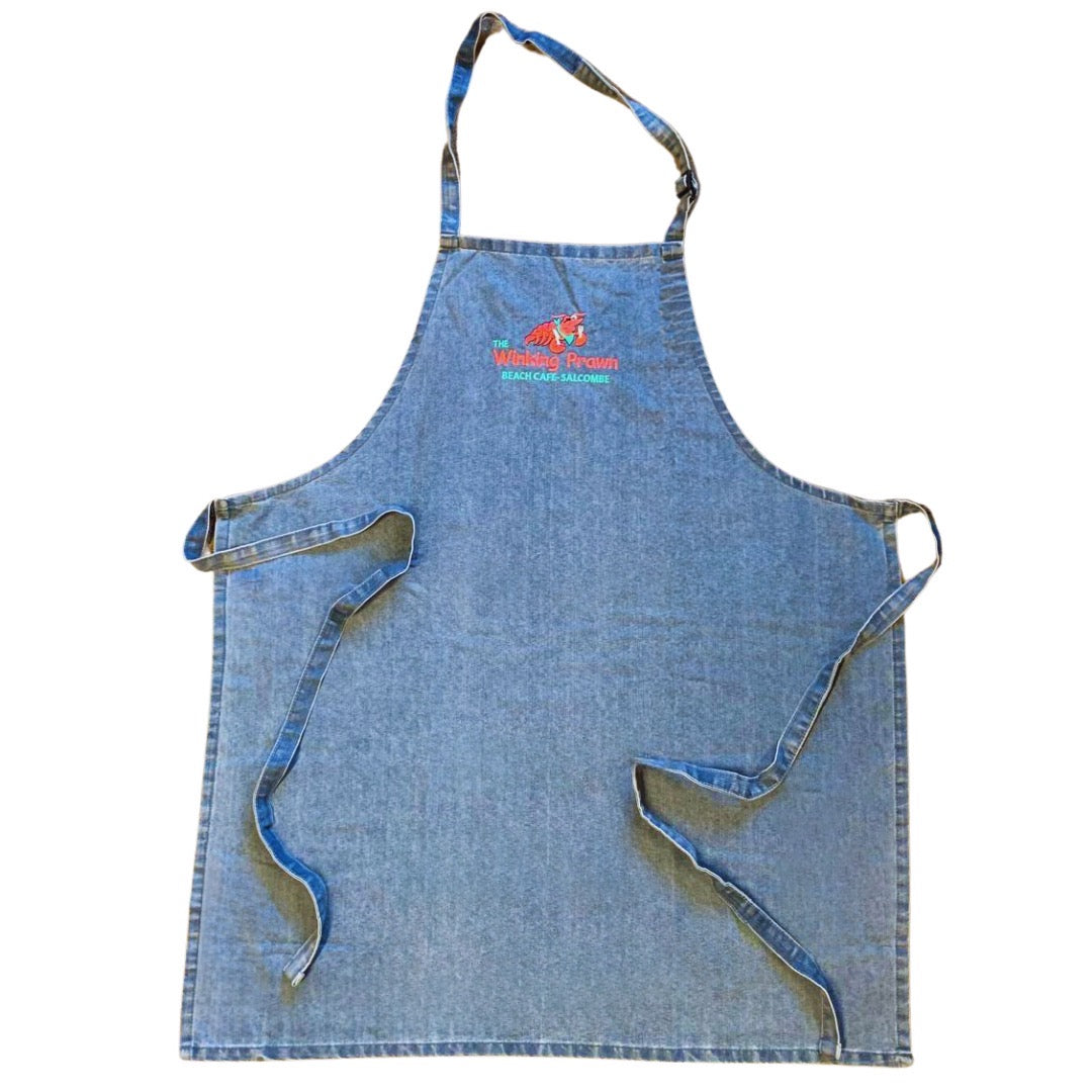 Winking Prawn Denim Apron