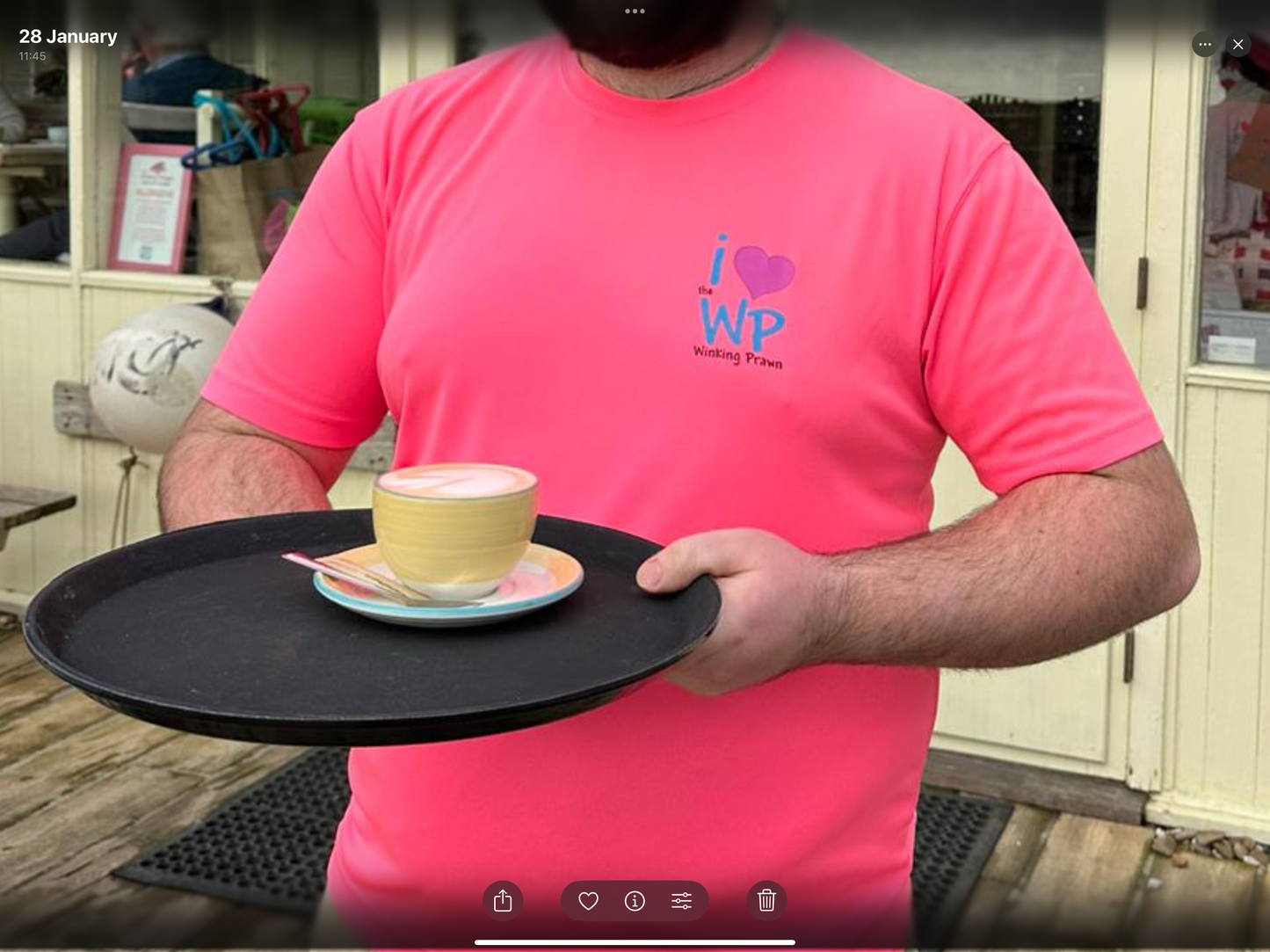Winking Prawn Adults T-Shirt