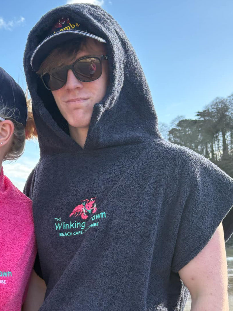 Winking Prawn Adult Towelling Robe