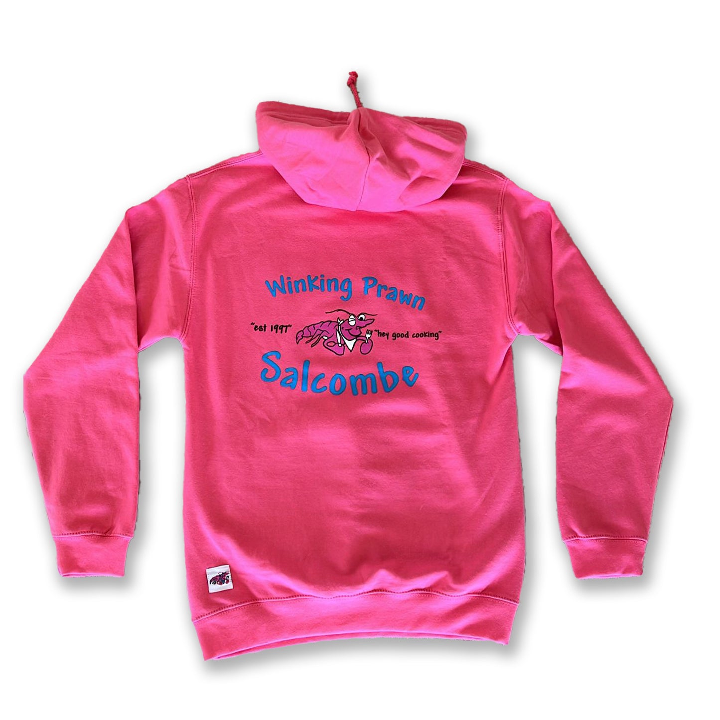 Winking Prawn Adult Hoodie