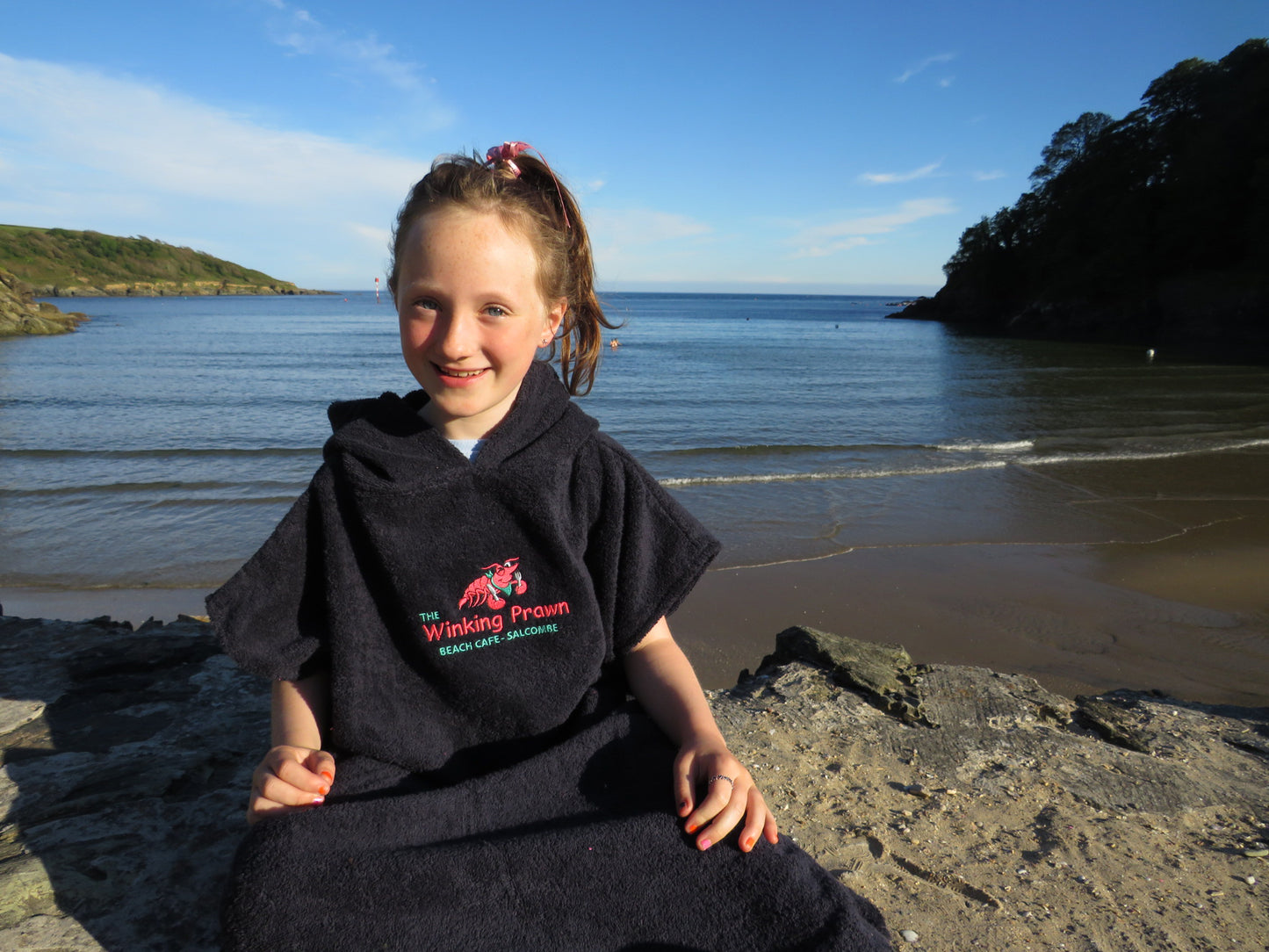 Winking Prawn Kids Towelling Beach Robe